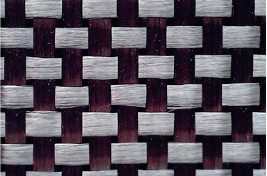 ECCM carbon fiber weave sample
