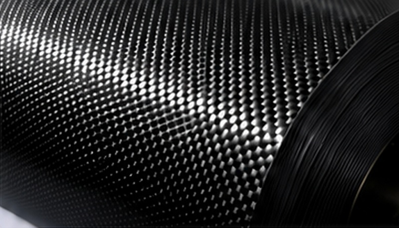 2D woven carbon fabric roll